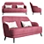 Contemporary Poli Sofa: Compact, Stylish 3D model small image 1