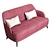 Contemporary Poli Sofa: Compact, Stylish 3D model small image 2