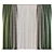 Elegant Foldable Curtain 3D model small image 1