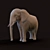 Realistic Elephant Figure 3D model small image 2