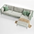 Modern Novamobili Kubi Sofa Chaise 3D model small image 3