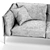 Modern Novamobili Kubi Sofa Chaise 3D model small image 5