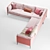 Modern Italian Design: Novamobili Kubi Sofa 3D model small image 2