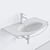 Catalano Velis Wall-mounted Washbasin 3D model small image 5