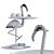 Flamingo Etagere: Elegant, Stylish, Versatile 3D model small image 2