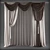 Elegant Sheer Curtains: Polys - 225004, Verts - 229281 3D model small image 1