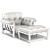 Modern Mole Armchair Set 3D model small image 9