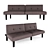 Sophisticated and Comfortable Littrell Sofa 3D model small image 1