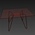Woodville Dico 80: Stylish Table for Modern Spaces 3D model small image 3