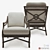 McGuire Rattan Target Chair: Timeless Elegance for Any Space 3D model small image 2