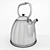 Classic Nickel Kettle: Large & Elegant 3D model small image 5