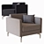  Osaka Sofa: Sleek and Stylish Design 3D model small image 1