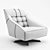 Elegant MAXDIVANI GUSCIO Chair 3D model small image 5