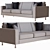 Indivi Sofa: Modern Elegance by BoConcept 3D model small image 1