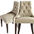 Elegant Ritz Dining Chair by Thomas Pheasant 3D model small image 3