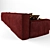 Peanut Designer Sofa 3D model small image 3