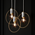 Sleek Geometric Pendant Light 3D model small image 2