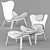 Lazy Leather Armchair: Perfect Relaxation Companion 3D model small image 3