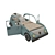 VW Baby Crib: Sleek & Functional 3D model small image 1