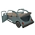 VW Baby Crib: Sleek & Functional 3D model small image 6