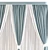  Modern Mesh Curtain 560 3D model small image 2