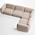 Paola Lenti MELLOW Sofa: Modern Elegance for Ultimate Comfort 3D model small image 3