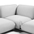 Paola Lenti MELLOW Sofa: Modern Elegance for Ultimate Comfort 3D model small image 5