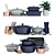 Le Creuset Cookware Collection 3D model small image 3