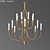 Elegant Chateau Chandelier 3D model small image 1