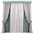 Elegant Drapery 566 3D model small image 1