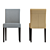 Elegant Lowe Leather Chair - Crate & Barrel 3D model small image 4