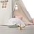 Kids' Dream Playset: Tent, Toys, and Decor 3D model small image 4