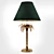 Tropical Palm Brass Lamp 3D model small image 2