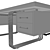 Elegant KRANZ Executive Table Set 3D model small image 5