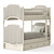  Provence Style Bunk Bed | Linea Lux | Nursery Furniture 3D model small image 1