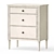 Provençal Bedside Table: Elegant Nursery Storage 3D model small image 1