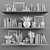 Elegant 48-Piece Decorative Set 3D model small image 3