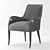 Elegant Mother of Pearl Dining Chair 3D model small image 3