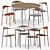 CH388 DINING TABLE, CH88P Chair by Carl Hansen 3D model small image 1
