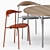 CH388 DINING TABLE, CH88P Chair by Carl Hansen 3D model small image 2