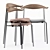 CH388 DINING TABLE, CH88P Chair by Carl Hansen 3D model small image 3