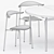 CH388 DINING TABLE, CH88P Chair by Carl Hansen 3D model small image 4