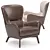 Elegant Ulivi Vivienne Armchair 3D model small image 2