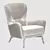 Elegant Ulivi Vivienne Armchair 3D model small image 5