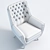 Bertil KAZA Armchair - Sleek and Stylish 3D model small image 5