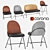 Elegant Novum Chair Series 3D model small image 1