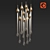 Elegant Murano Glass Chandelier 3D model small image 1