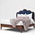 Sofia Bed: Exquisite Anthropologie Design 3D model small image 1