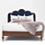 Sofia Bed: Exquisite Anthropologie Design 3D model small image 2