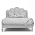 Sofia Bed: Exquisite Anthropologie Design 3D model small image 3
